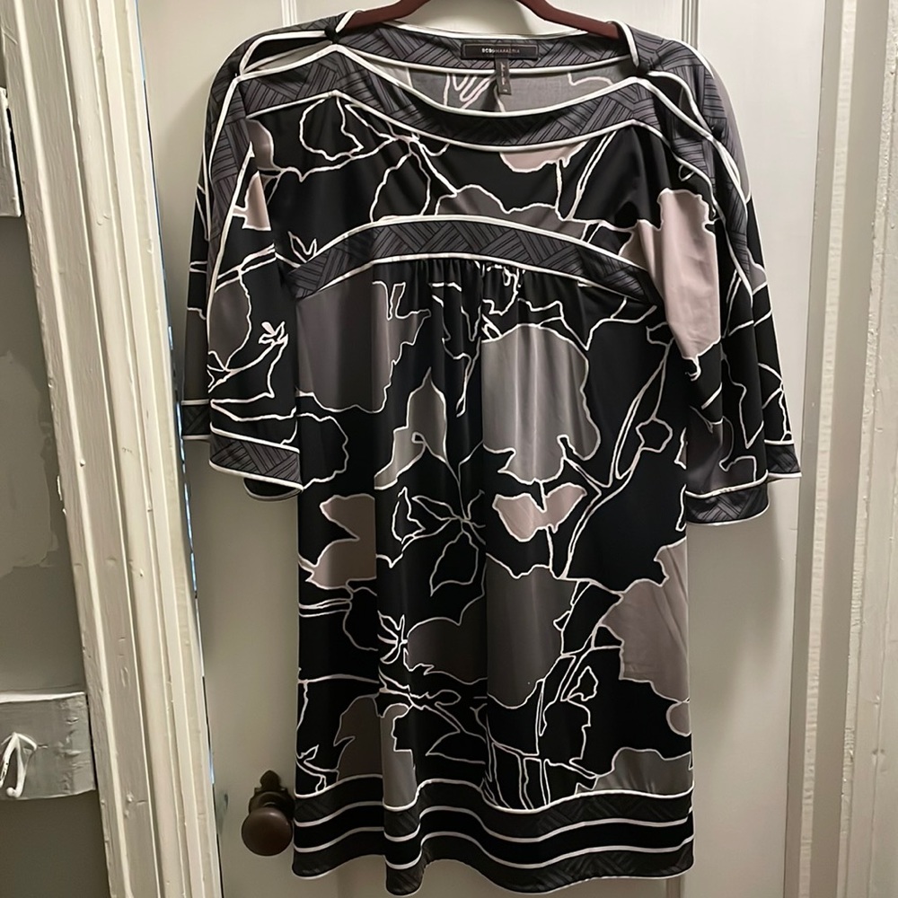 BCBG Black and Grey Dress